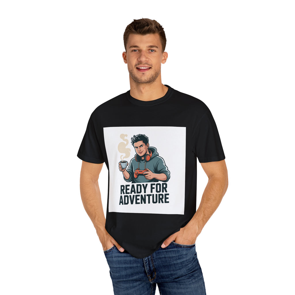 Adventure Graphic T-Shirt, Casual Wear, Gamer Apparel, Birthday Gift, Unisex Tees, Fun and Easygoing Outfit
