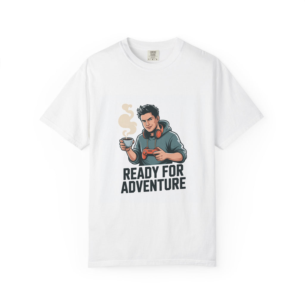 Adventure Graphic T-Shirt, Casual Wear, Gamer Apparel, Birthday Gift, Unisex Tees, Fun and Easygoing Outfit
