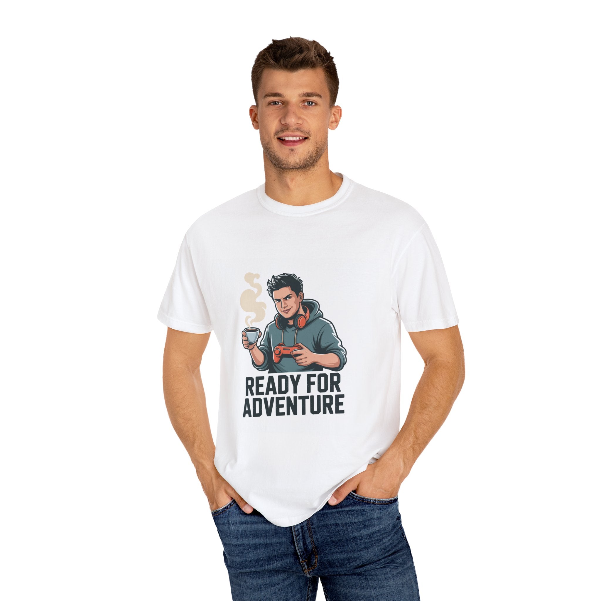Adventure Graphic T-Shirt, Casual Wear, Gamer Apparel, Birthday Gift, Unisex Tees, Fun and Easygoing Outfit